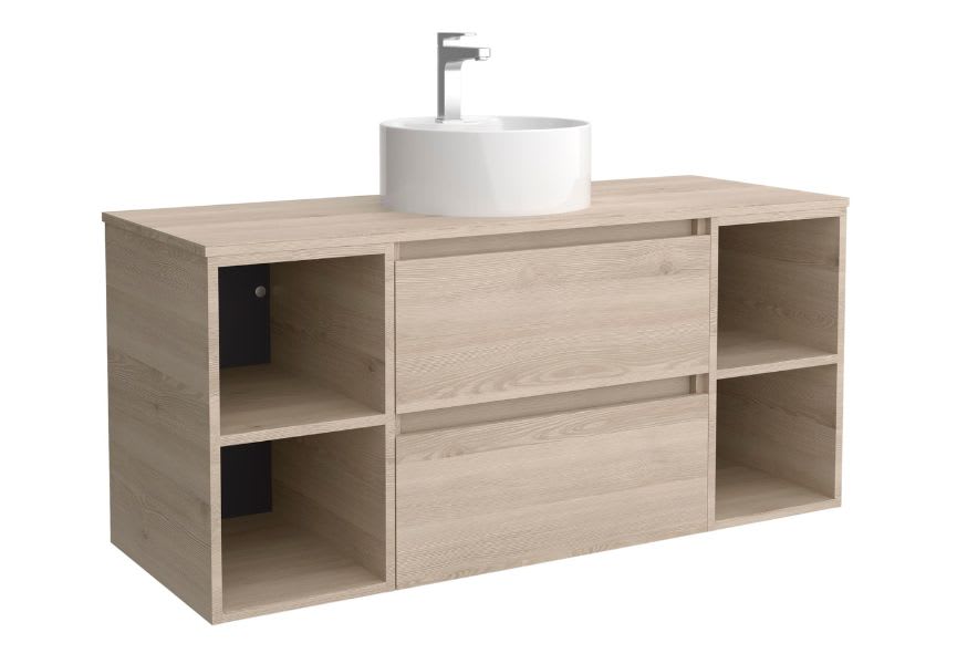 Meuble de salle de bains avec ensemble lavabo Bequia Salgar détail 8