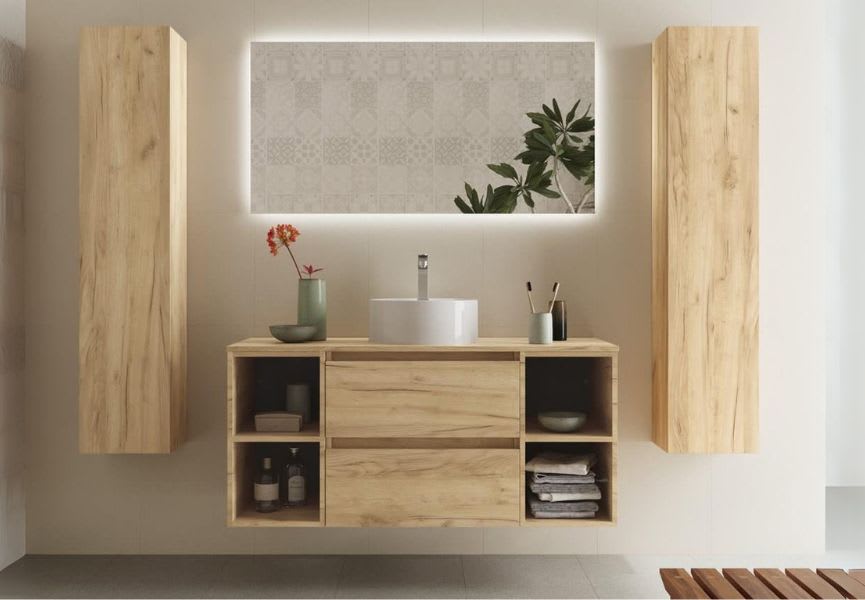 Meuble de salle de bains avec ensemble lavabo Bequia Salgar principal 0