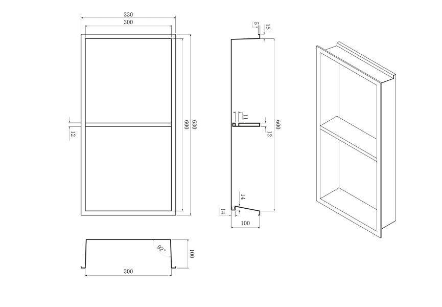 Marshall Medimex Salle de bain Hornacina croquis 7