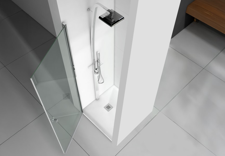 Paroi de douche Bruntec Caspio détail 3