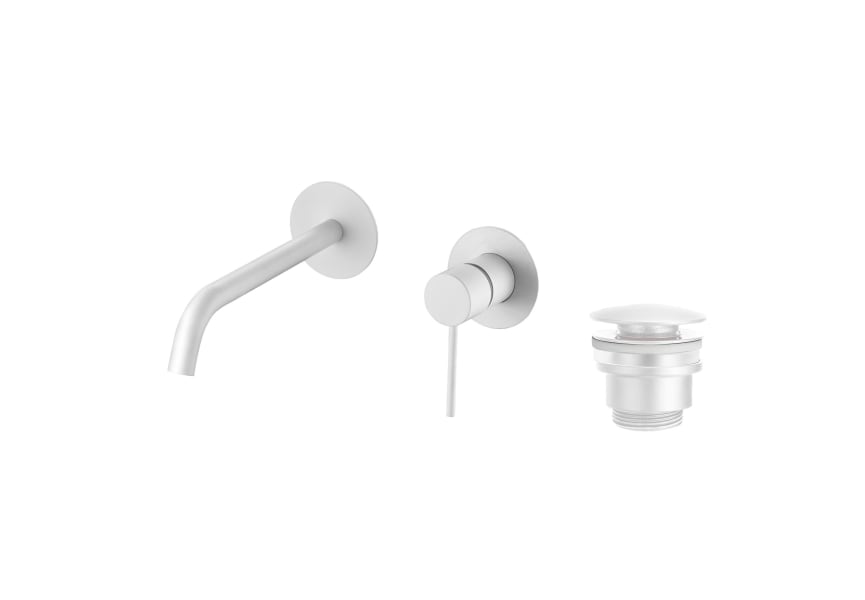 Robinetterie de lavabo encastrée Milos Imex + bonde click-clack pack principal 1