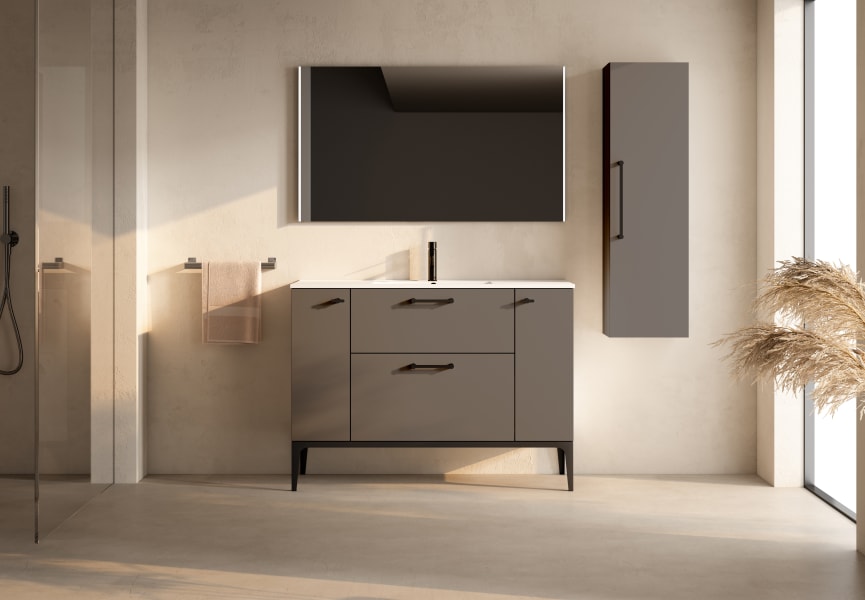 Ensemble de meubles de salle de bains avec banc Verso Viso principal 6