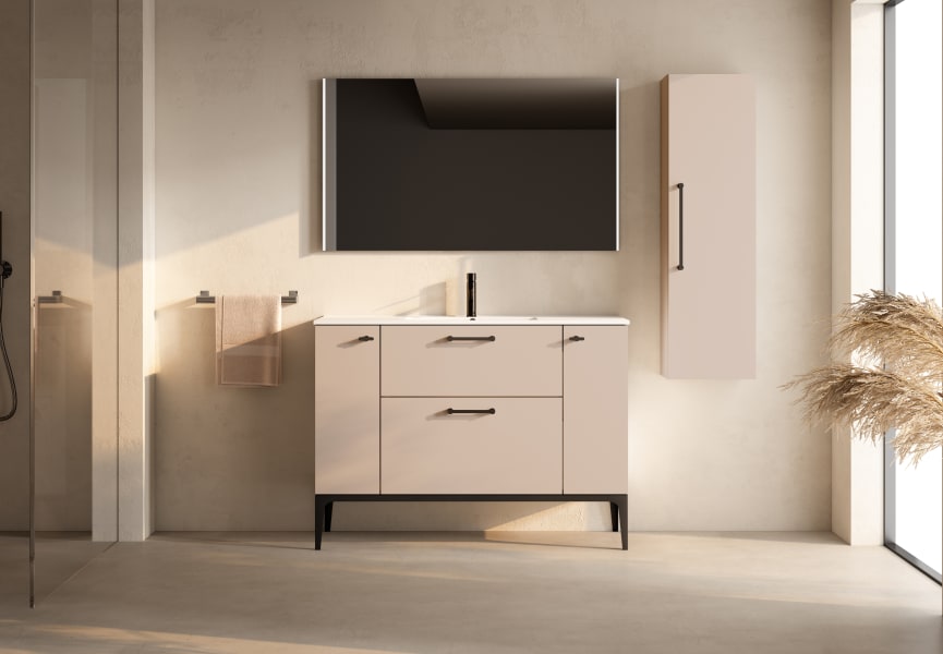 Ensemble de meubles de salle de bains avec banc Verso Viso principal 5