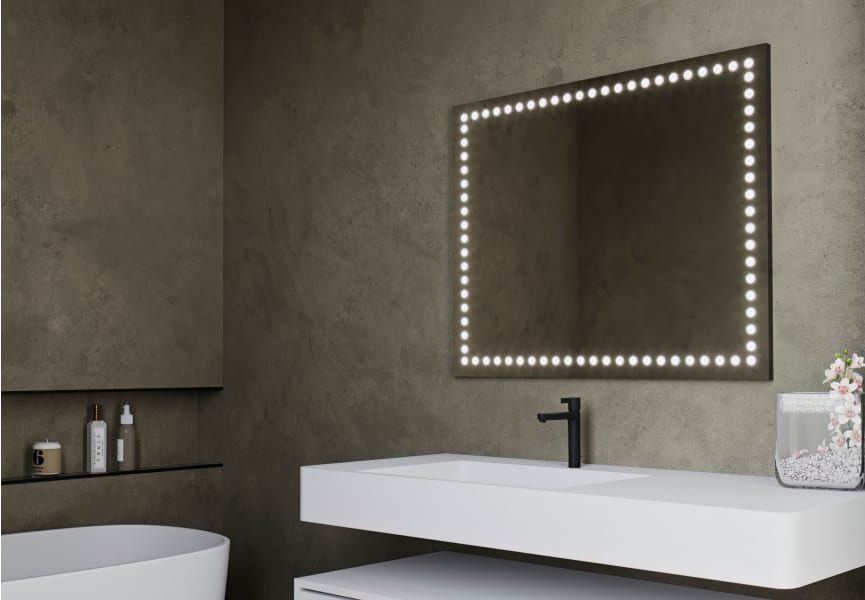 Bruntec Cindy Miroir de salle de bain avec éclairage LED principal 0