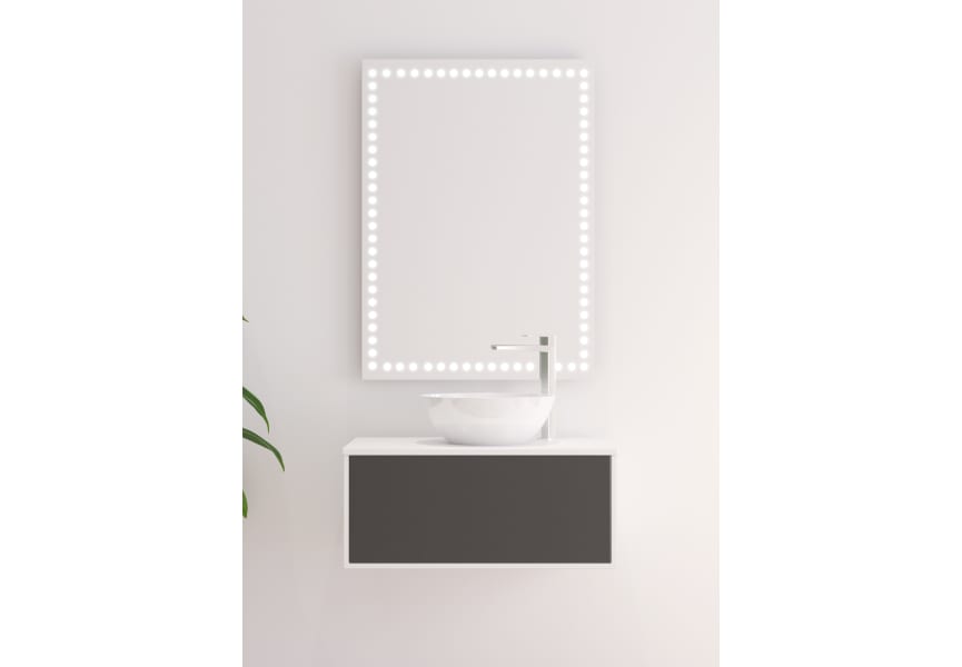 Bruntec Cindy Miroir de salle de bain avec éclairage LED détail 3