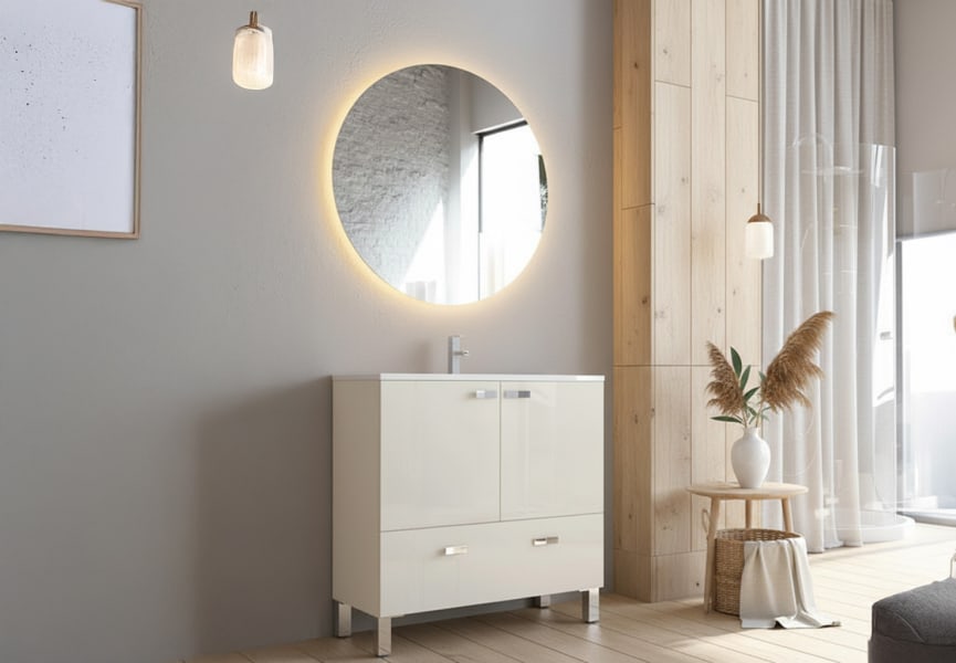 Meuble de salle de bains à profondeur réduite 37,5 cm Vega Campoaras principal 0