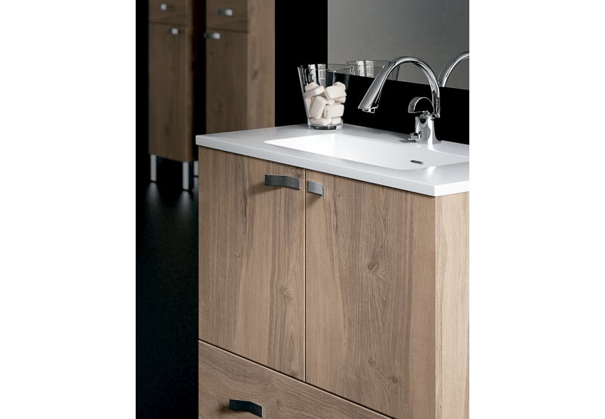 Meuble de salle de bains Vega Campoaras profondeur réduite 37,5 cm détail 2