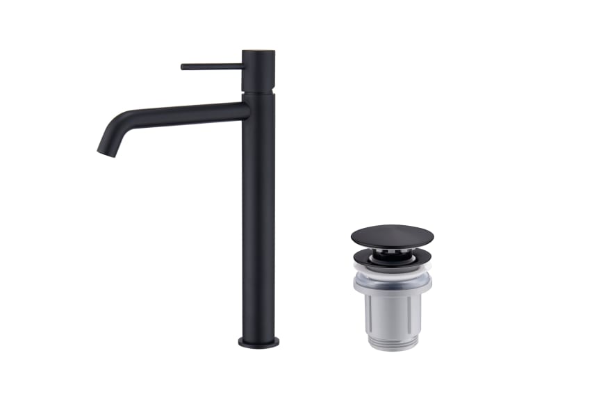 Pack Mitigeur de lavabo bec haut Monza Imex + Bonde click-clack principal 1