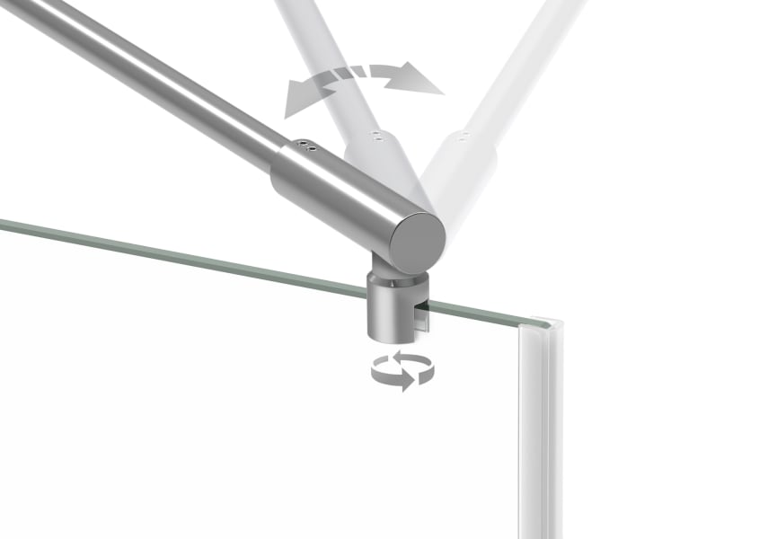 Paroi de douche Fresh (FR603) Kassandra détail 2