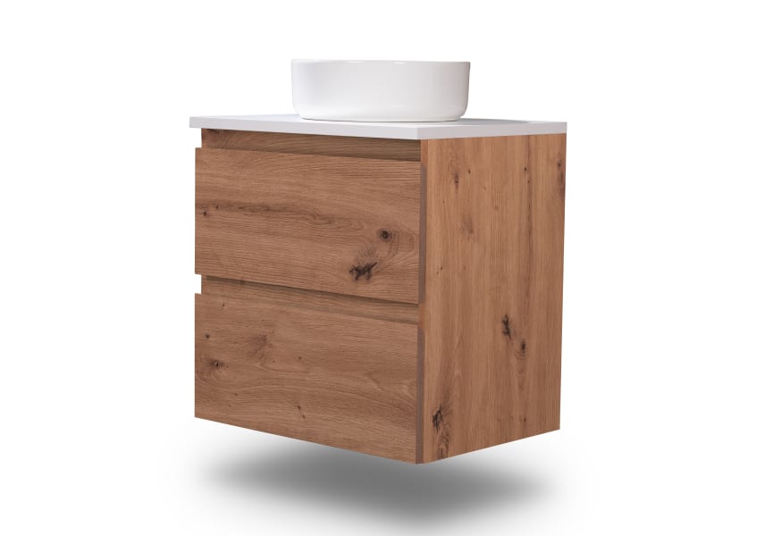 Nivo Bruntec petit meuble de salle de bain 2 tiroirs suspendu principal 0