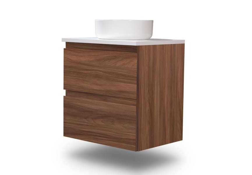 Nivo Bruntec petit meuble de salle de bain 2 tiroirs suspendu principal 3