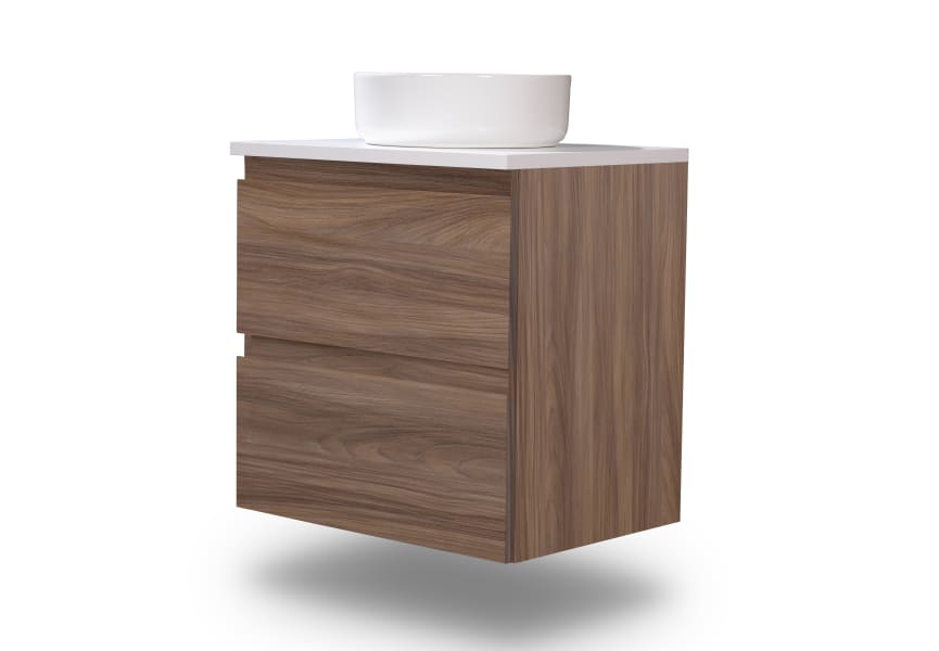 Nivo Bruntec petit meuble de salle de bain 2 tiroirs suspendu principal 5