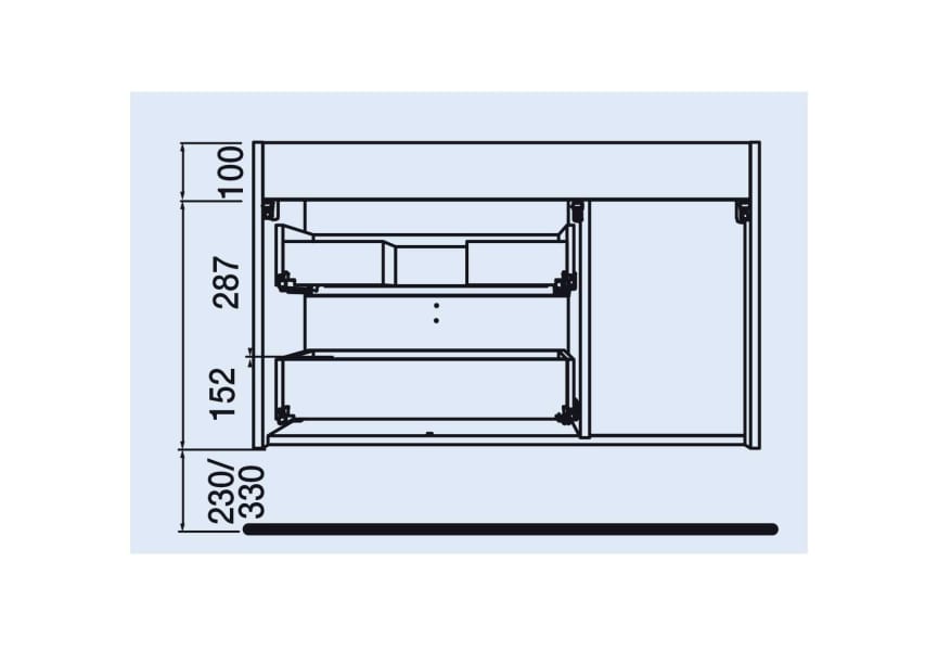 Meubles de salle de bains Uniiq Salgar croquis 10