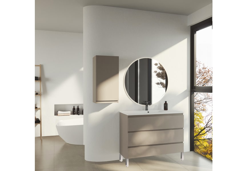 Meubles de salle de bains laqué Vilma Bruntec principal 2