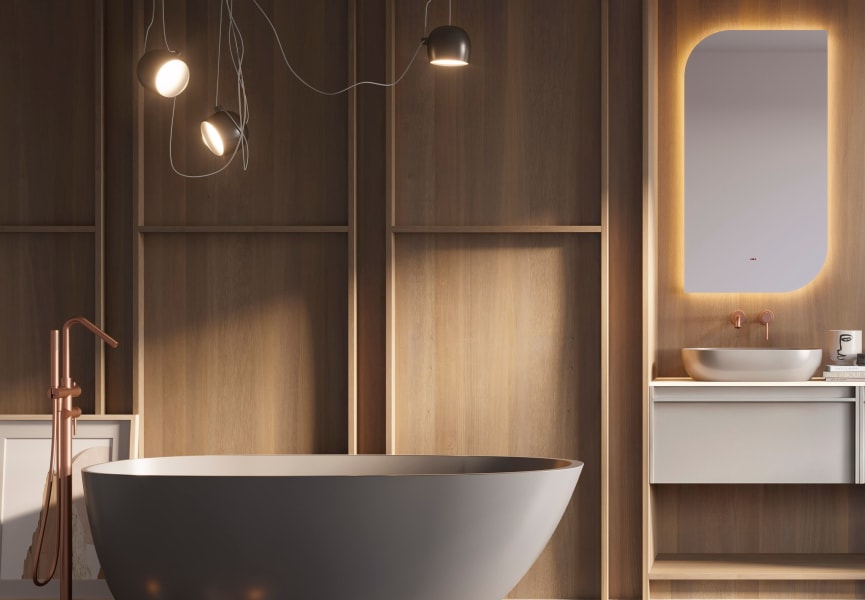 Ledimex Miroir de salle de bains Cardiff avec éclairage LED environnement 4