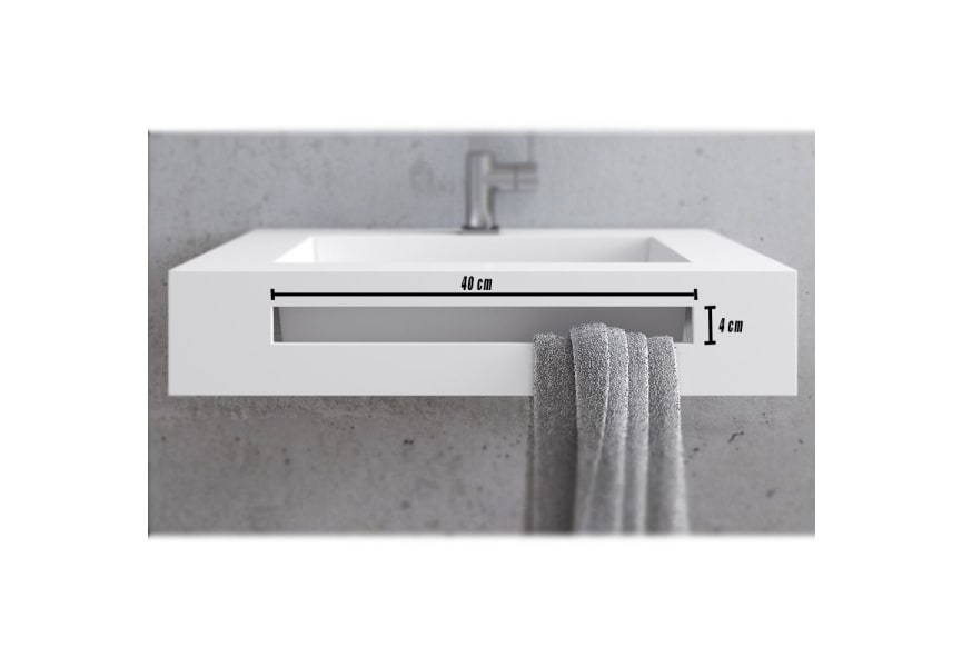 plan de toilette Bruntec détail 1