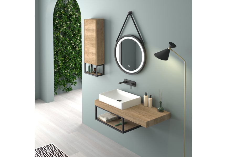 Structure métallique avec tablette inférieure Spok Coycama environnement 2