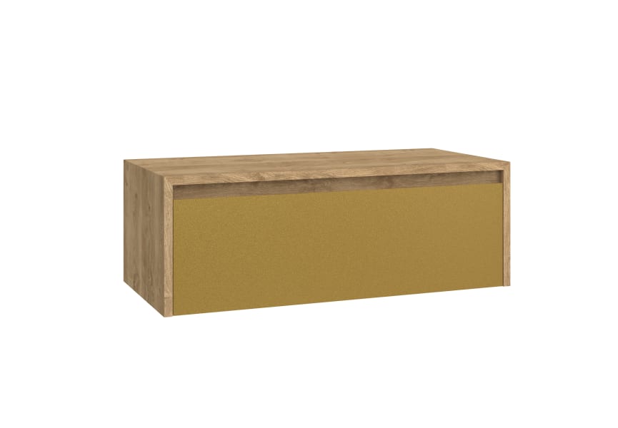Meuble de salle de bains Lambda avec plan de toilette en bois Coycama principal 13
