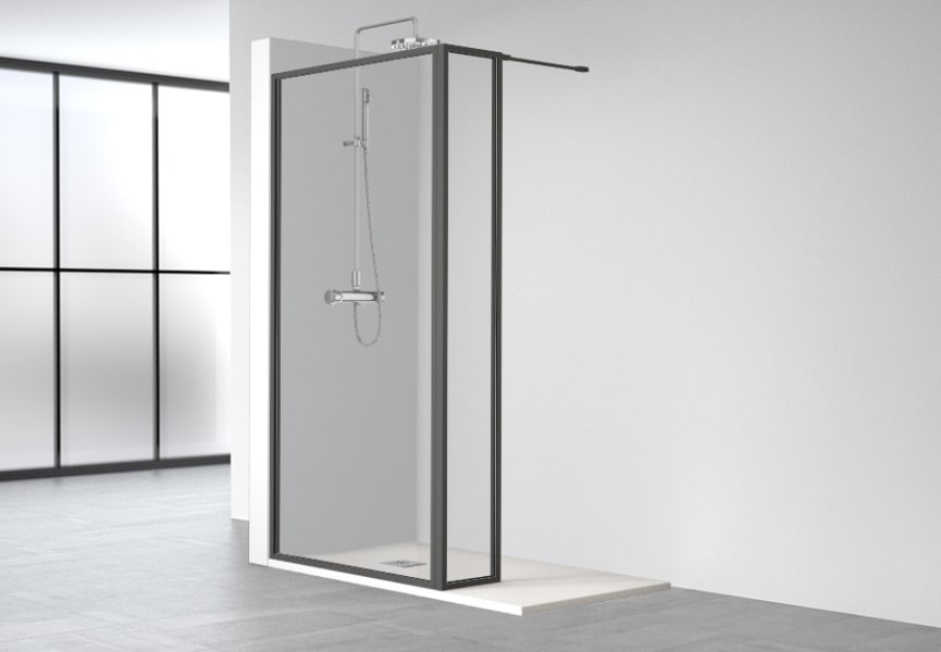 Paroi de douche nordique (FN-2031) Profiltek option 8