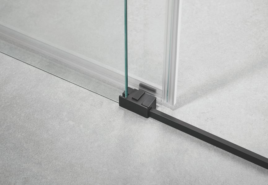 Pare-baignoire Basic noir mat GME détail 2
