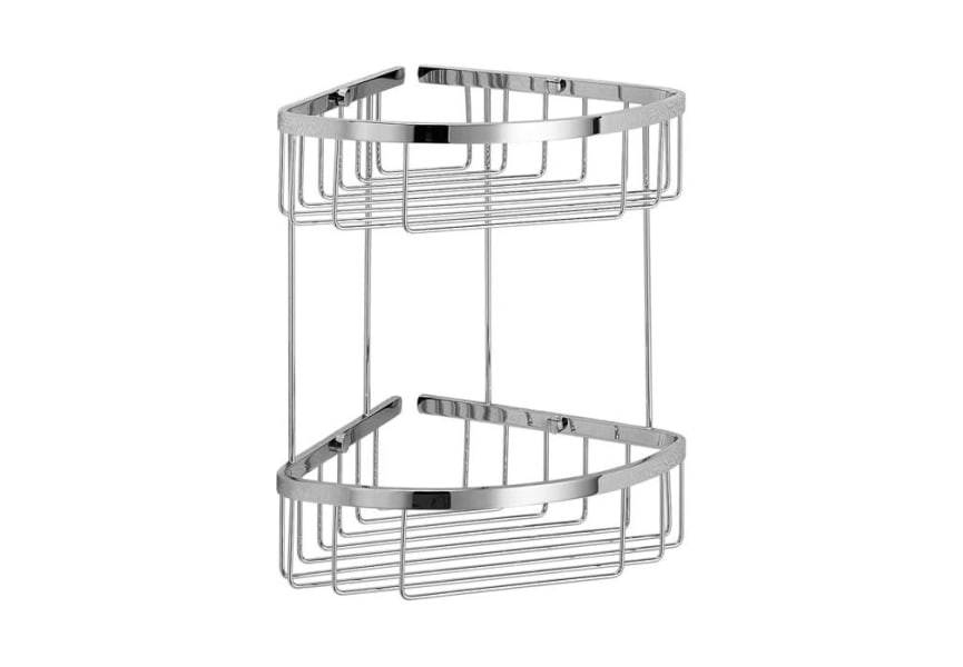 Double shower shelf 600 Bruntec principal 0