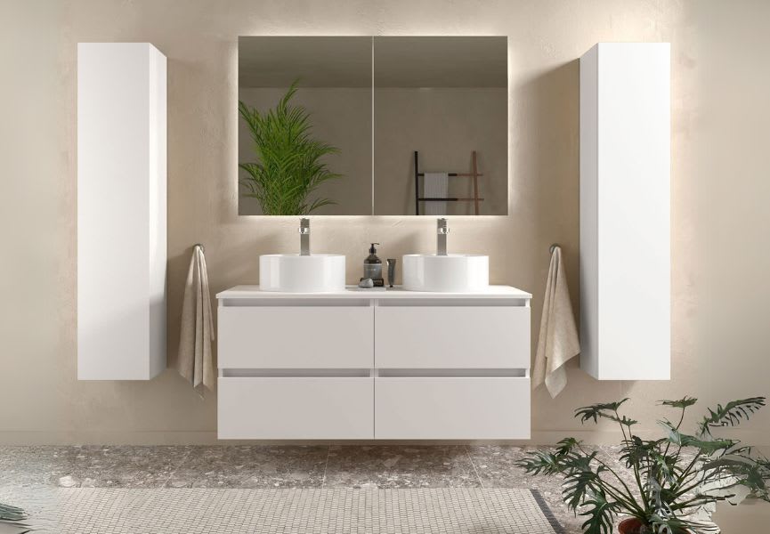 Meuble de salle de bain pour vasque à poser Bequia Salgar principal 2