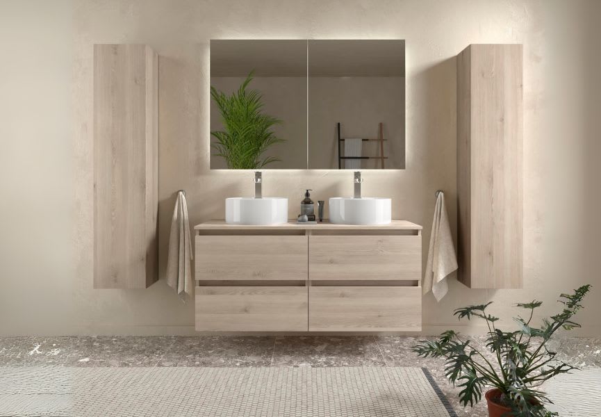 Meuble de salle de bain pour vasque à poser Bequia Salgar principal 5