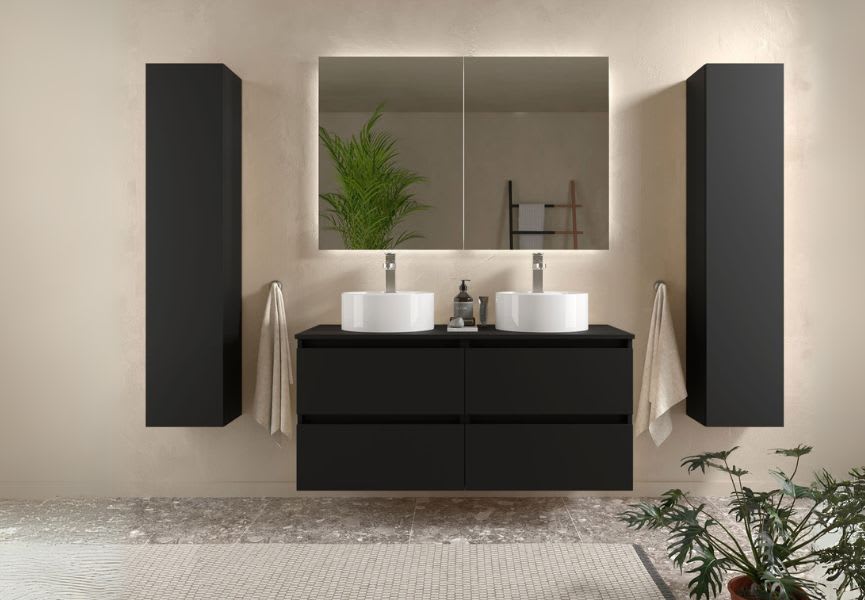 Meuble de salle de bain pour vasque à poser Bequia Salgar principal 3