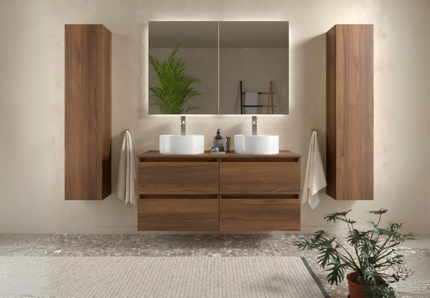 Meuble de salle de bain pour vasque à poser Bequia Salgar principal 1