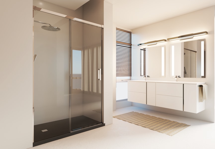 Paroi de douche coulissante New Elara Bruntec environnement 9
