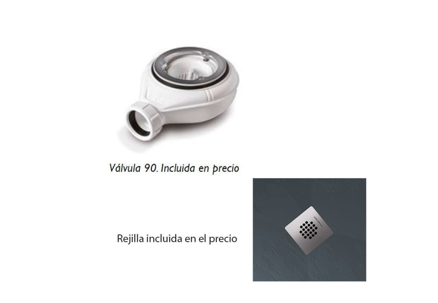 Receveurs de douche décorés en résine Design 3D Cemento Bruntec croquis 9