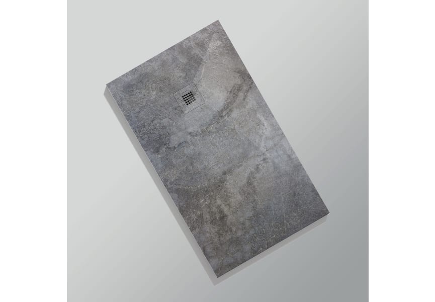 Receveurs de douche en résine décorés Design 3D Ciment Bruntec option 17