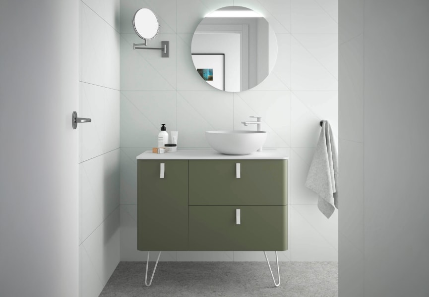 Meuble de salle de bains avec plan de toilette Uniiq Salgar principal 4