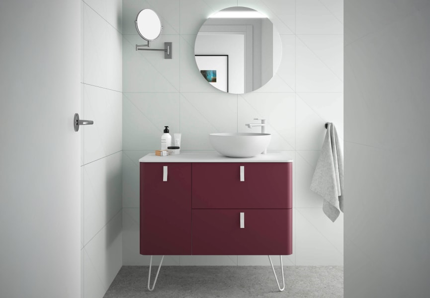 Meuble de salle de bains avec plan de toilette Uniiq Salgar principal 5