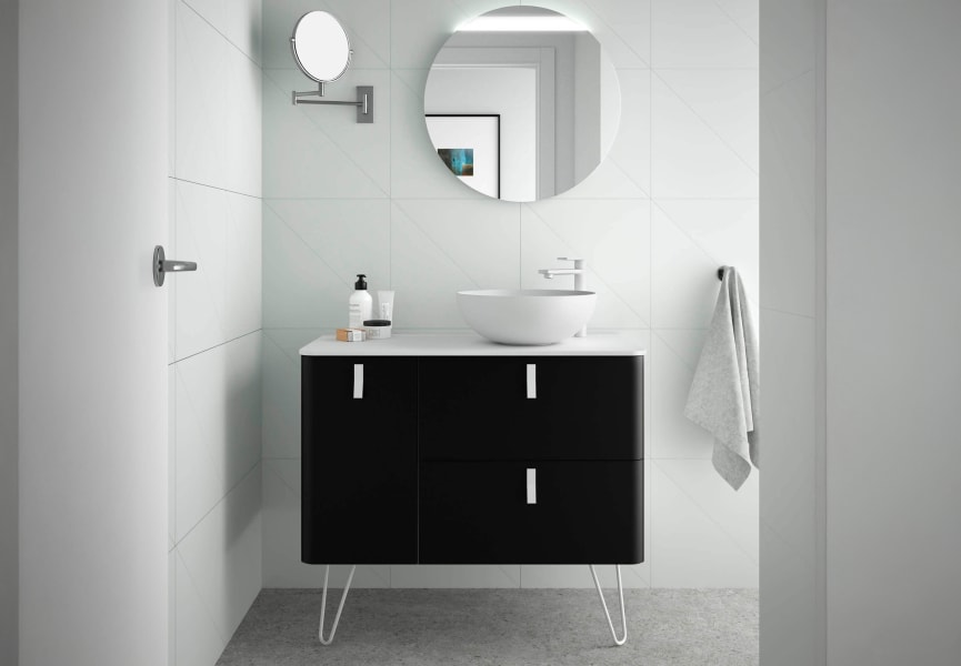 Meuble de salle de bains avec plan de toilette Uniiq Salgar principal 7