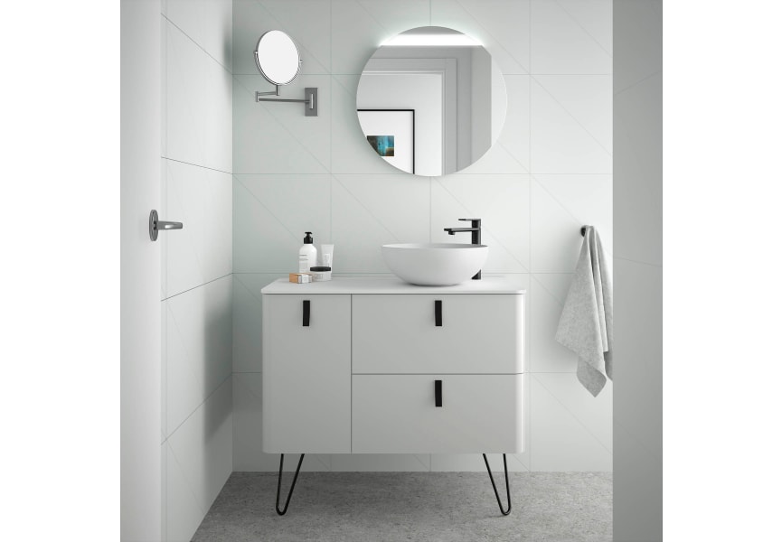Meuble de salle de bains avec plan de toilette Uniiq Salgar principal 3