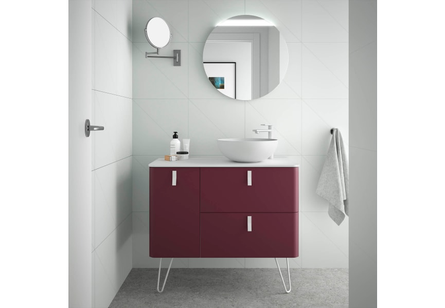 Meuble de salle de bains avec plan de toilette Uniiq Salgar principal 6