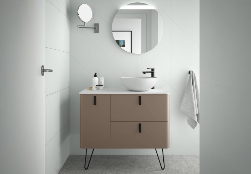 Meuble de salle de bains avec plan de toilette Uniiq Salgar principal 3