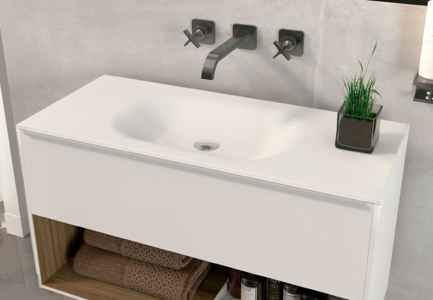 Vasque de salle de bain encastrée Tibet par Art and Bath principal 0