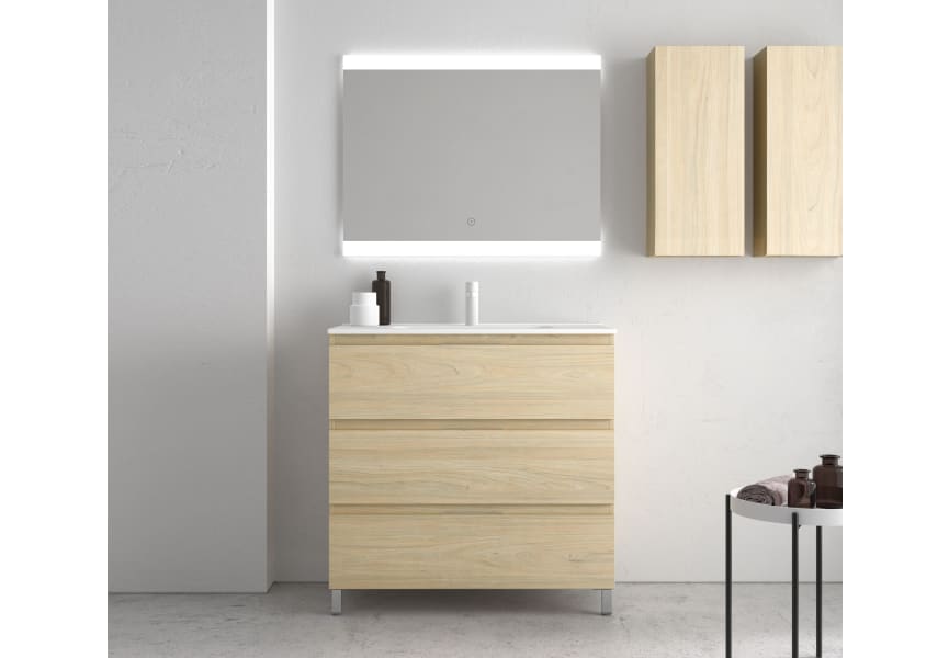 Ensemble meuble de salle de bain Avila Dos Carmen 39 cm de profondeur réduite principal 0