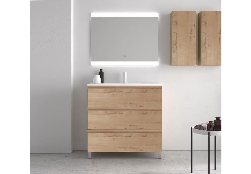 Ensemble meuble de salle de bain Avila Dos Carmen 39 cm de profondeur réduite principal 3