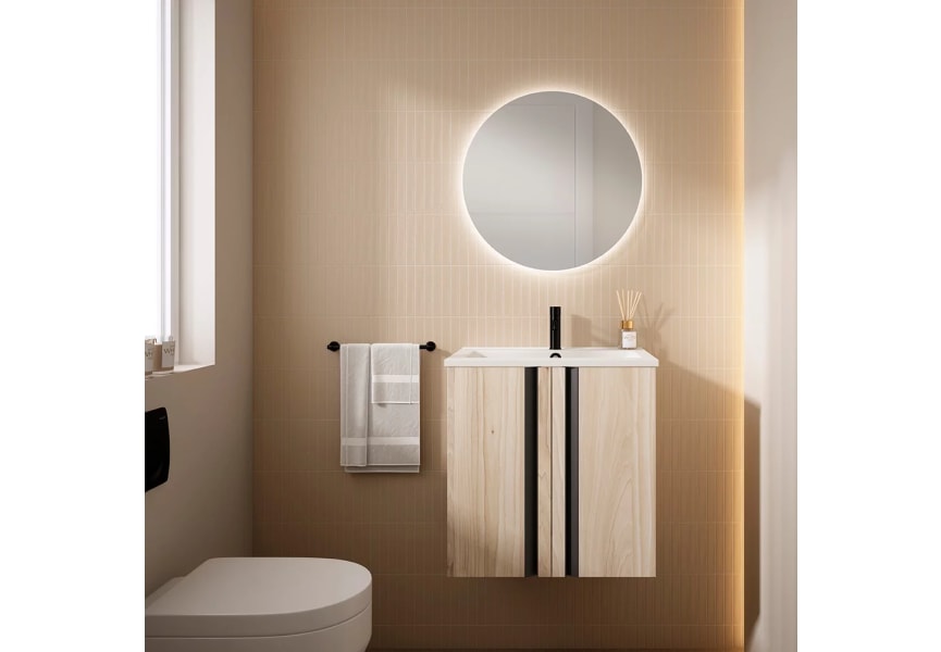 Ensemble meuble de salle de bains Lagos Visobath  à profondeur réduite 40 cm principal 0
