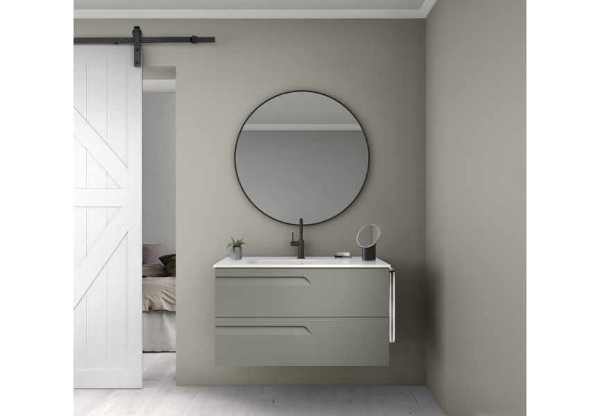 Ensemble de meubles de salle de bains profondeur réduite 39 cm Vitale Royo principal 1