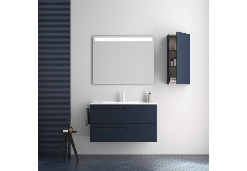 Ensemble de meubles de salle de bains profondeur réduite 39 cm Vitale Royo principal 4