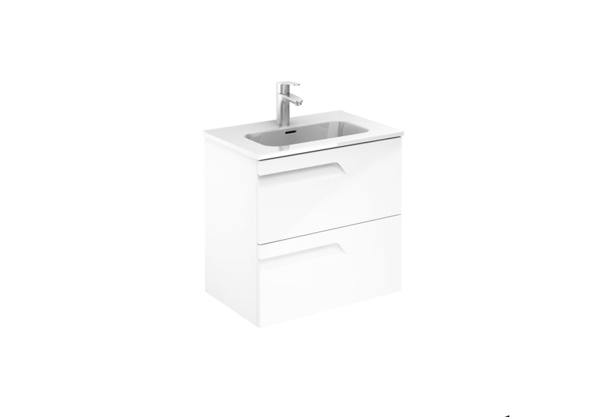 Ensemble de meubles de salle de bains profondeur réduite 39 cm Vitale Royo 3D 10