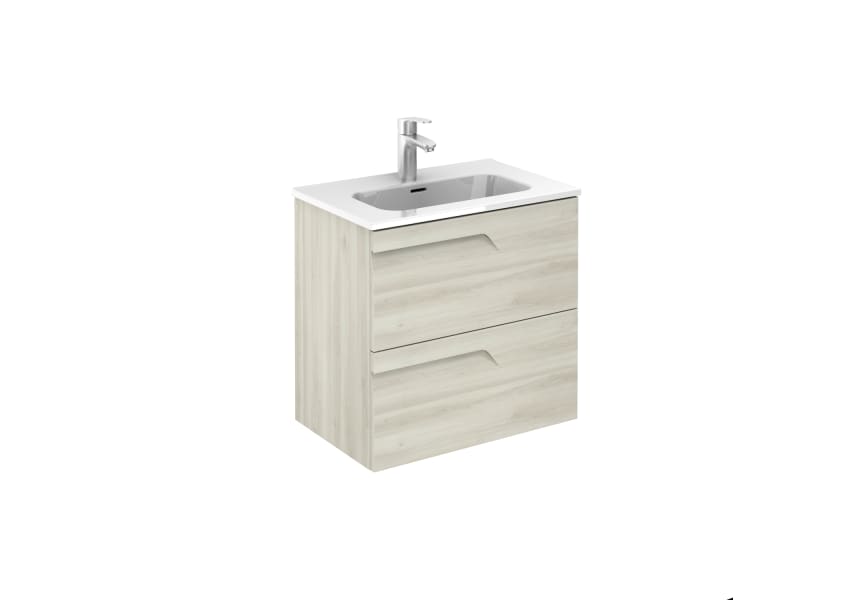 Ensemble de meubles de salle de bains profondeur réduite 39 cm Vitale Royo 3D 11
