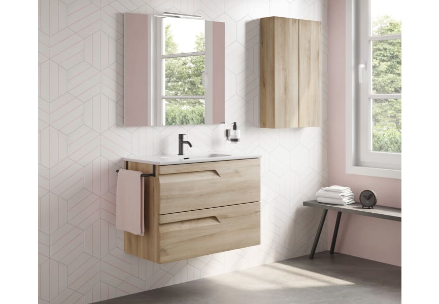 Ensemble de meubles de salle de bains profondeur réduite 39 cm Vitale Royo principal 0