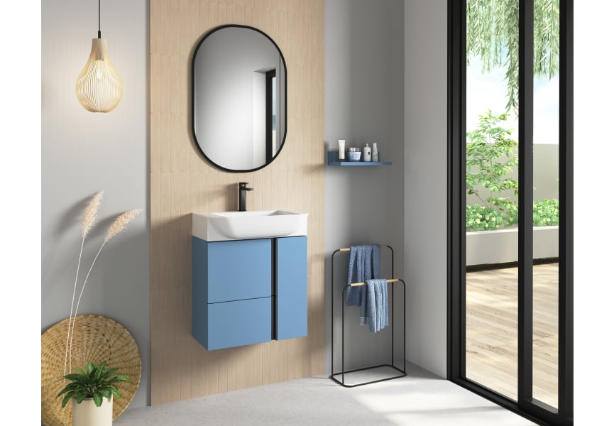 Ensemble meuble de salle de bains de 28 cm à profondeur réduite Versa Coycama principal 1