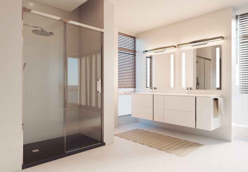Paroi de douche sur mesure Elara Bruntec principal 4