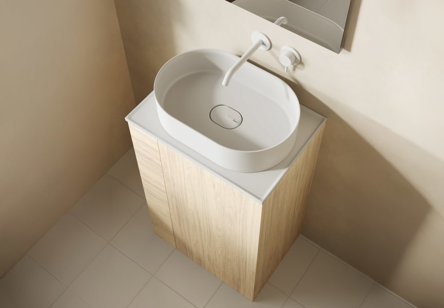 Meubles de salle de bains avec plan de toilette Bassi Royo détail 17